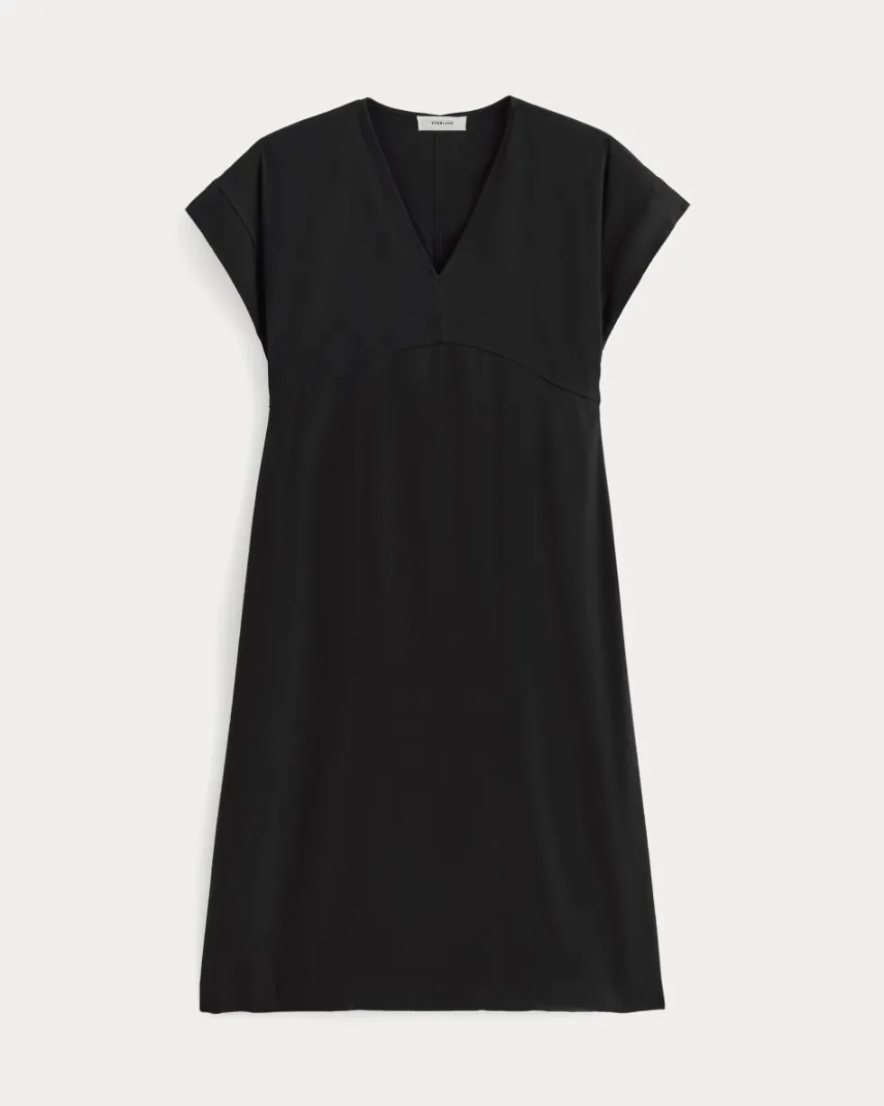 The Tie-Back Dress in Stretch Linen