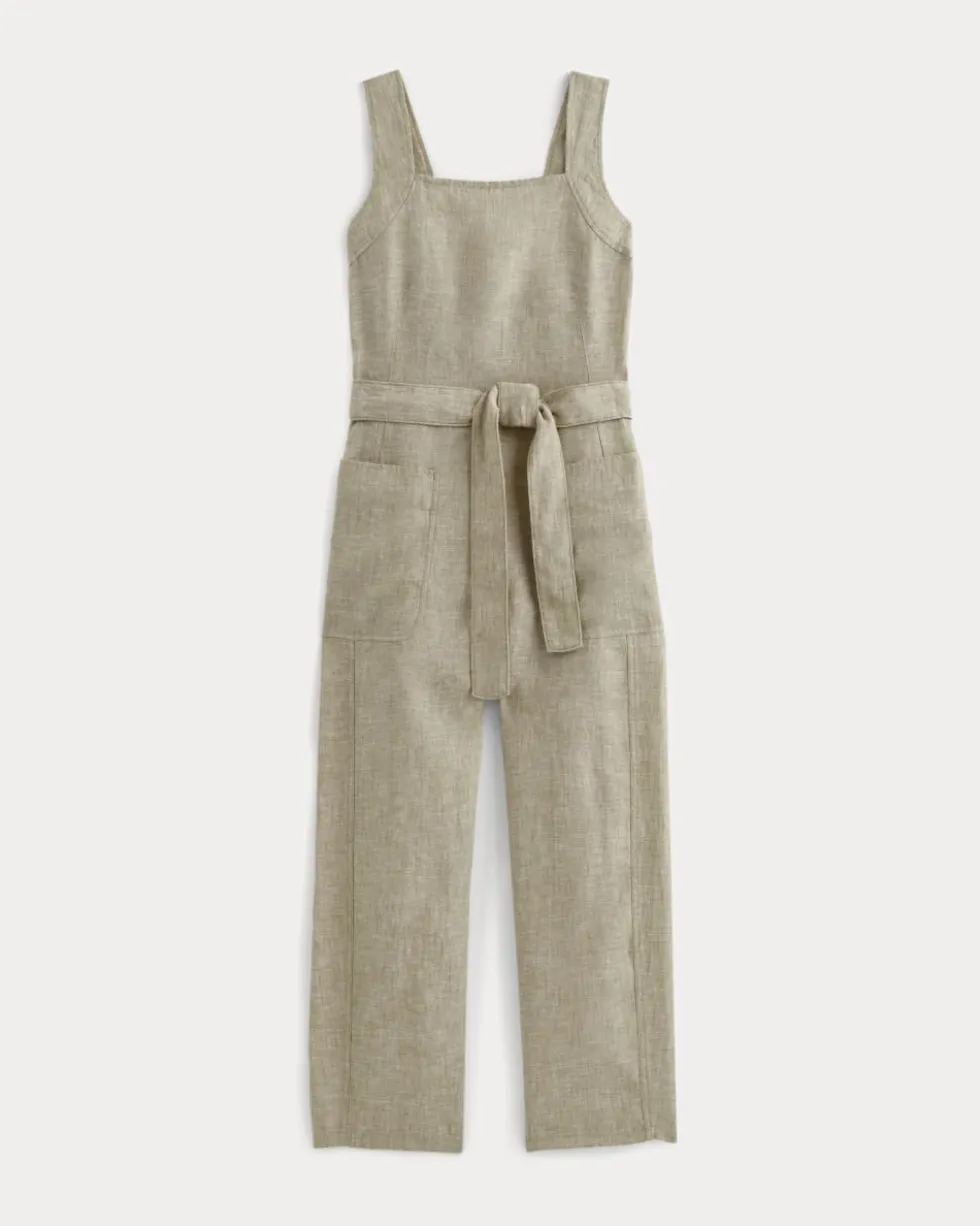 The Utility Coverall in Linen