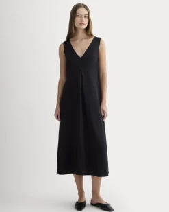 The V-Neck Dress in SoftLuxe