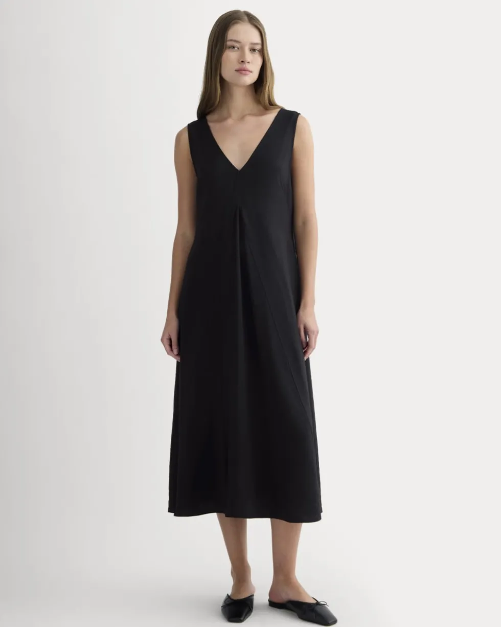 The V-Neck Dress in SoftLuxe