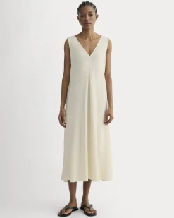 The V-Neck Dress in SoftLuxe