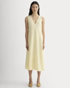 The V-Neck Dress in SoftLuxe