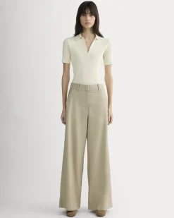 The Wide-Leg Pant in Stretch Linen