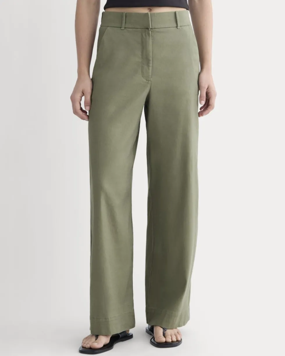 The Wide-Leg Pant in Stretch Linen