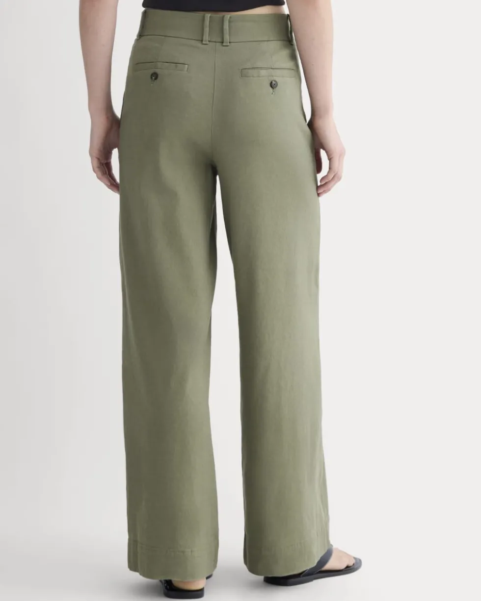 The Wide-Leg Pant in Stretch Linen