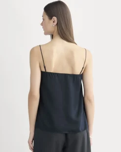 Thin Strap Cami in Silk Charmeuse