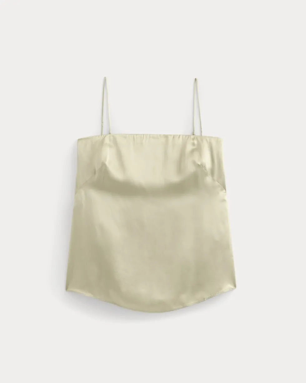 Thin Strap Cami in Silk Charmeuse