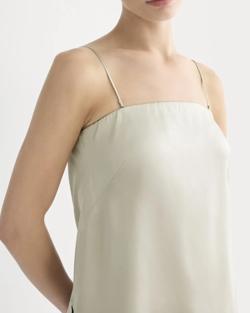 Thin Strap Cami in Silk Charmeuse