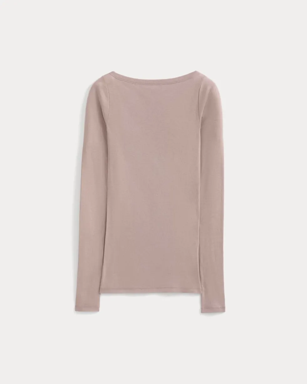 Tissue Boatneck Top