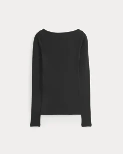 Tissue Boatneck Top