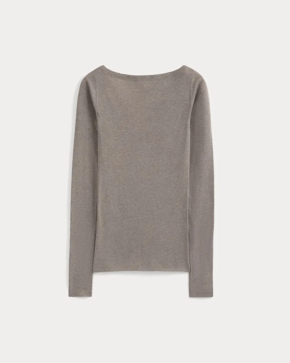 Tissue Boatneck Top