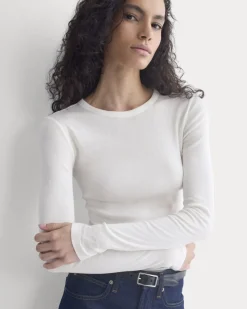 Tissue Long-Sleeve Crew
