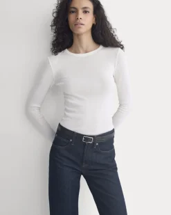 Tissue Long-Sleeve Crew