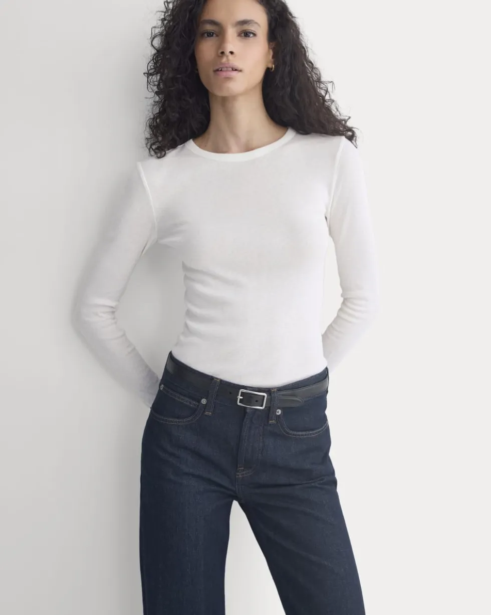 Tissue Long-Sleeve Crew