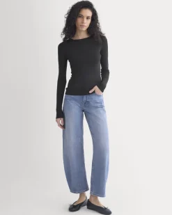 Tissue Long-Sleeve Crew