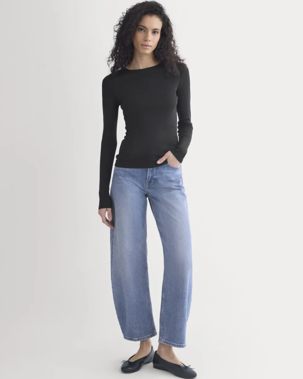 Tissue Long-Sleeve Crew