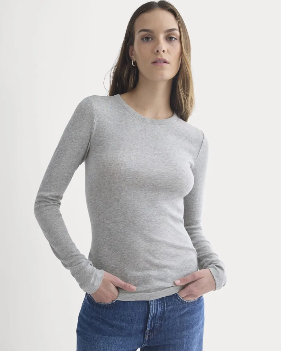 Tissue Long-Sleeve Crew