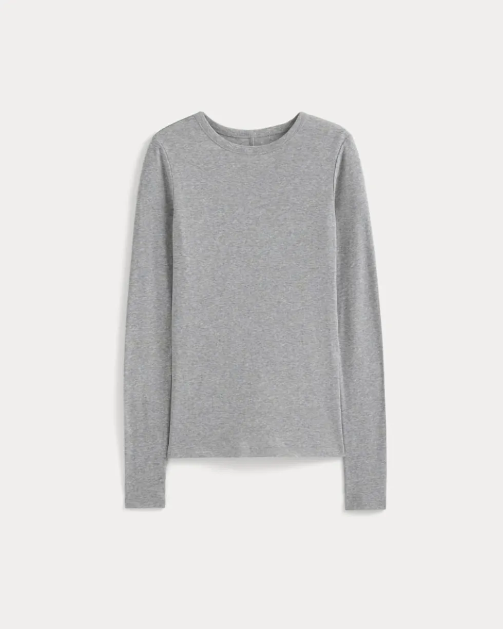 Tissue Long-Sleeve Crew