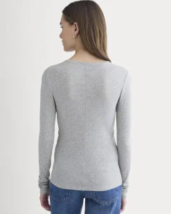 Tissue Long-Sleeve Crew
