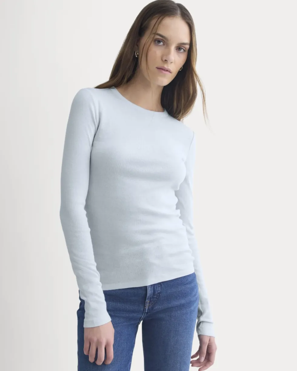 Tissue Long-Sleeve Crew