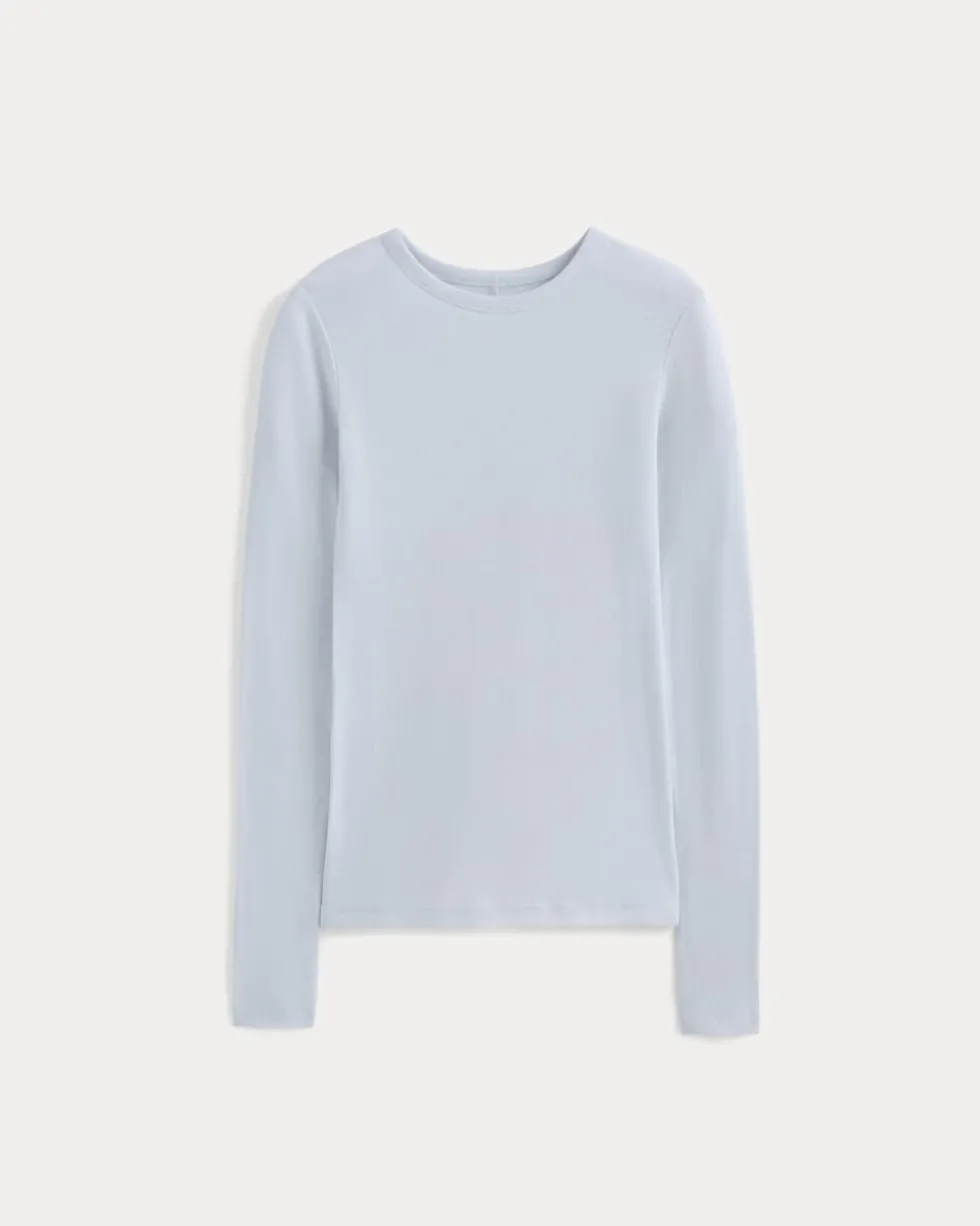 Tissue Long-Sleeve Crew
