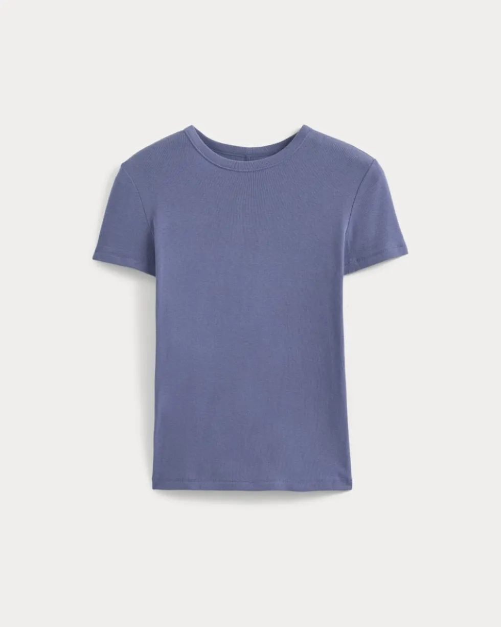Tissue Short-Sleeve Crew