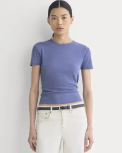 Tissue Short-Sleeve Crew