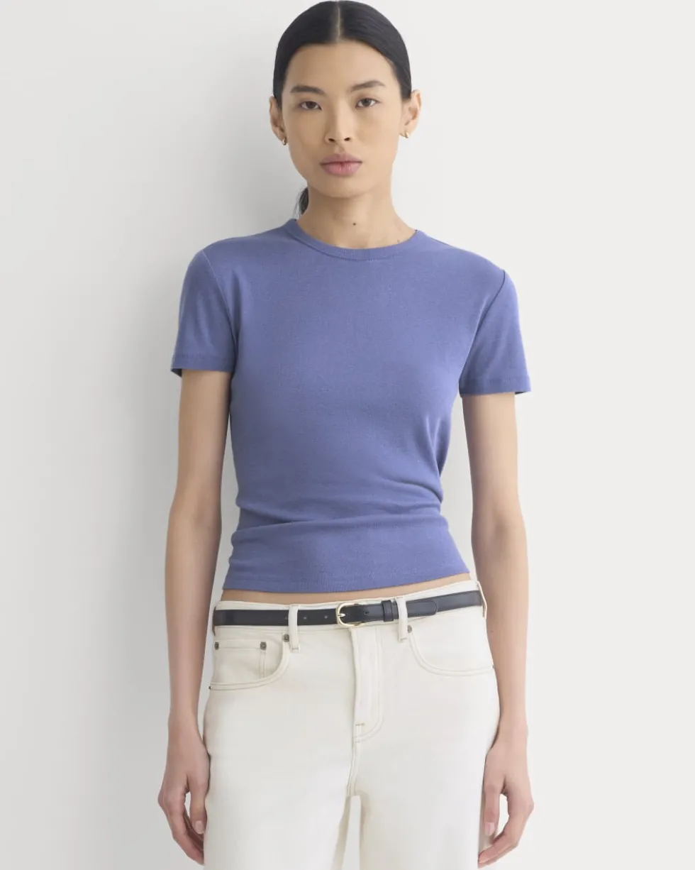 Tissue Short-Sleeve Crew