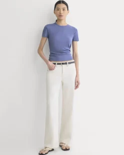 Tissue Short-Sleeve Crew