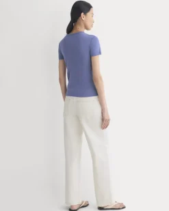 Tissue Short-Sleeve Crew