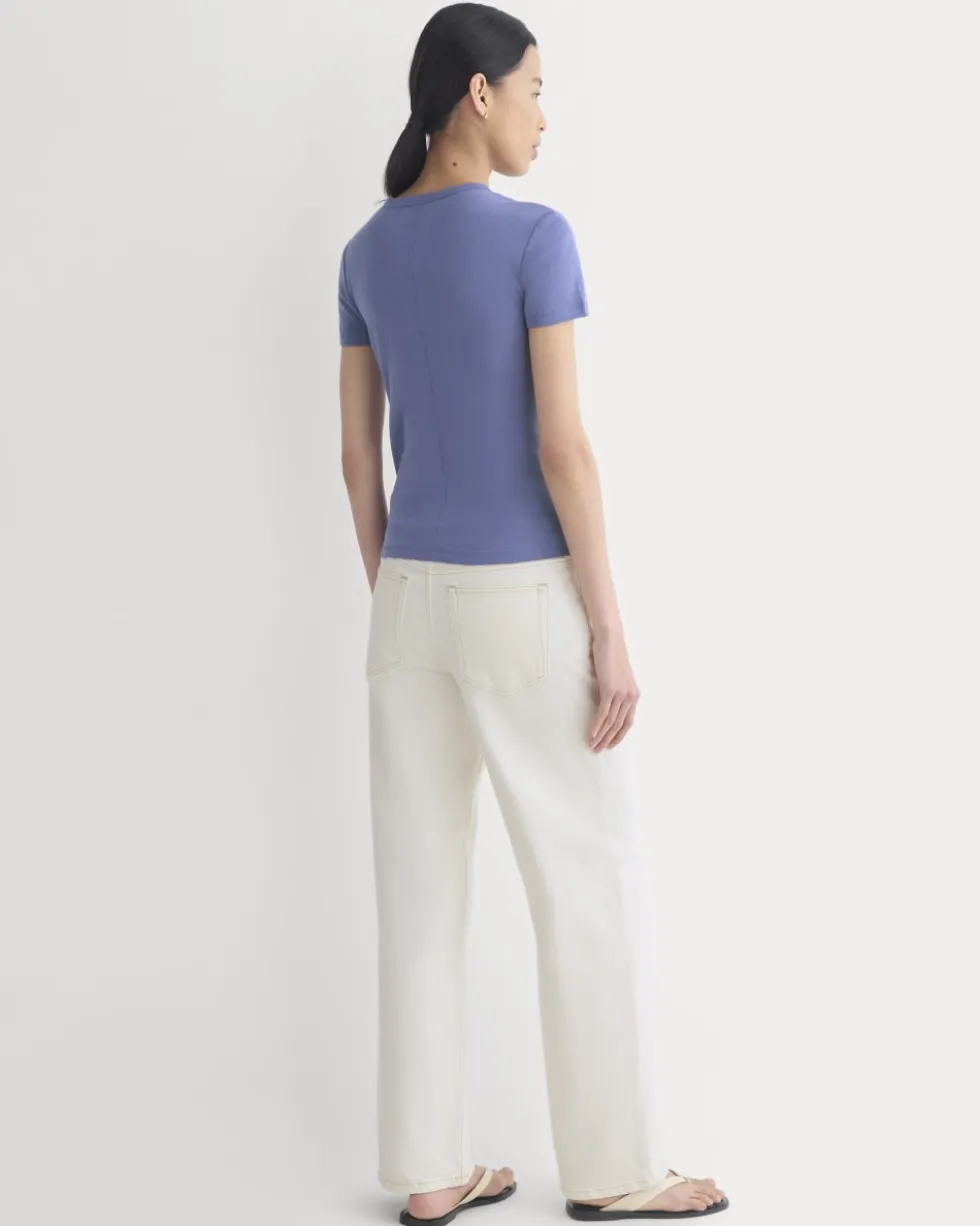 Tissue Short-Sleeve Crew