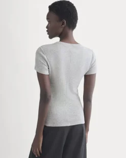 Tissue Short-Sleeve Crew