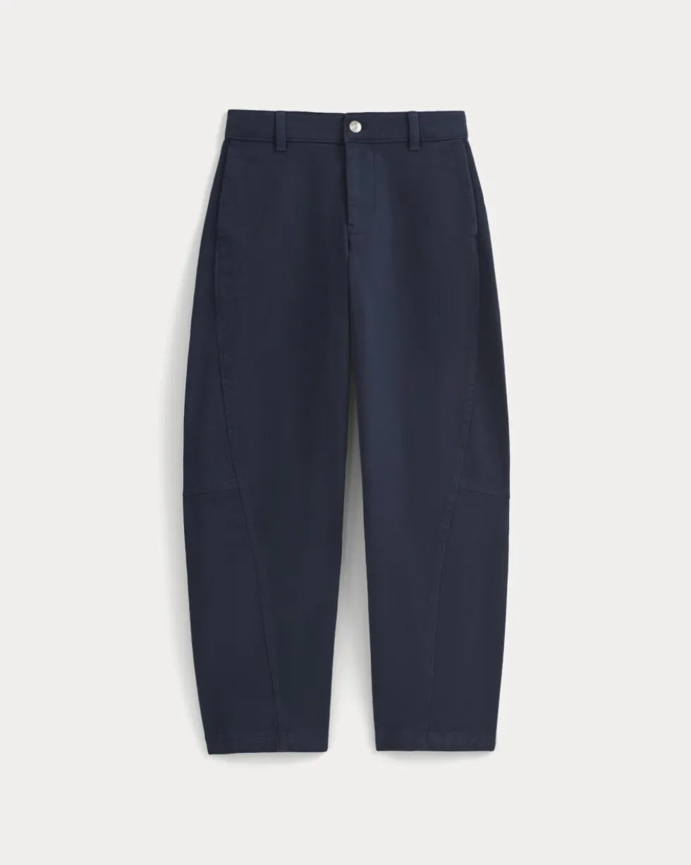Twisted Seam Barrel Pant