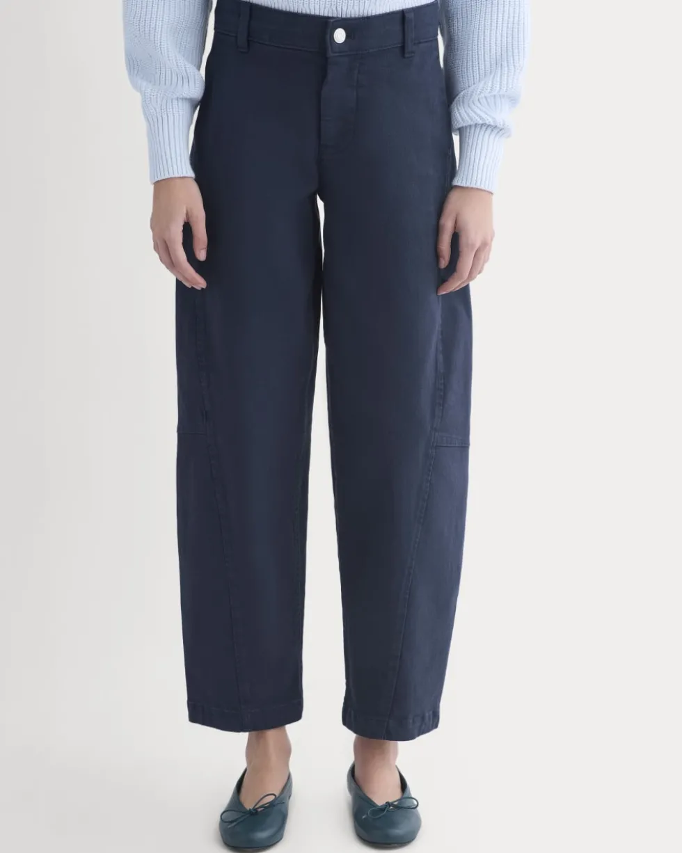Twisted Seam Barrel Pant