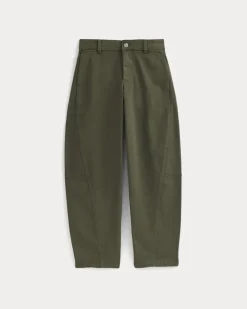 Twisted Seam Barrel Pant