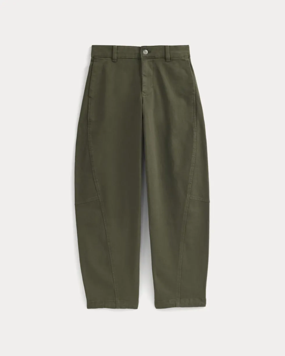 Twisted Seam Barrel Pant