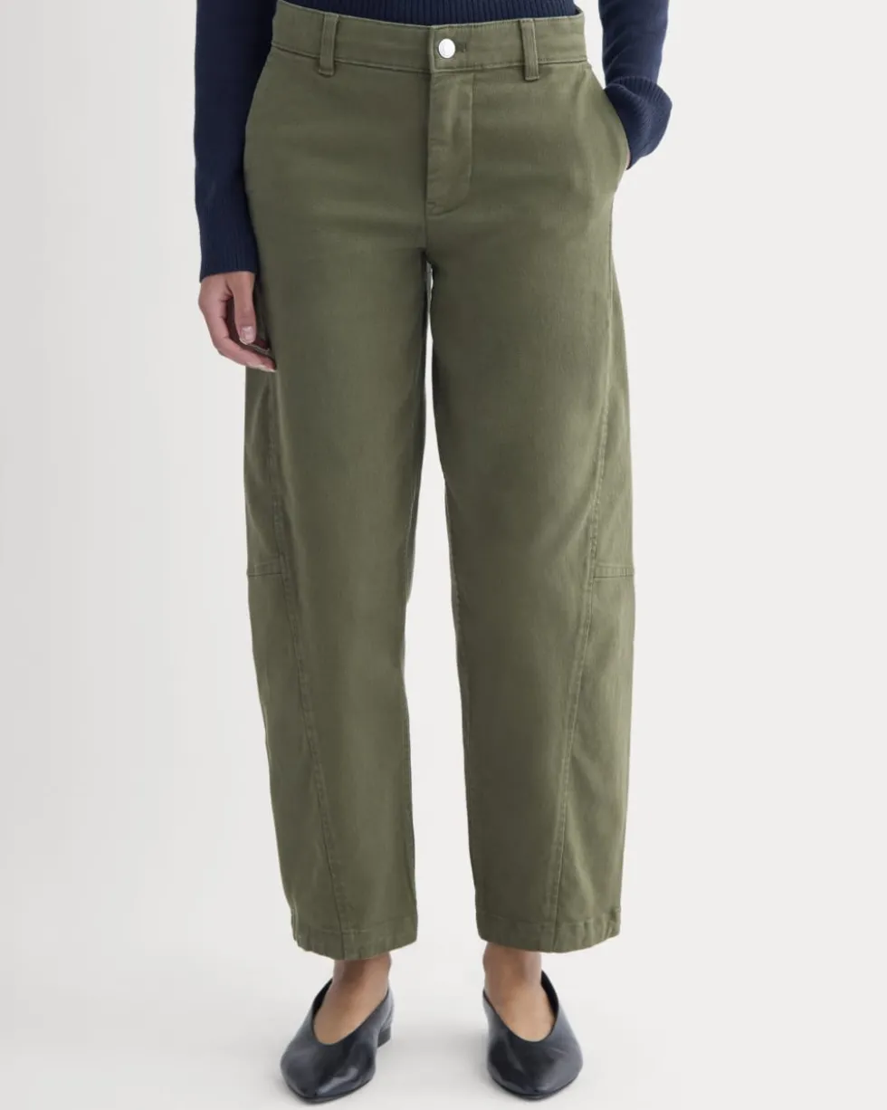 Twisted Seam Barrel Pant