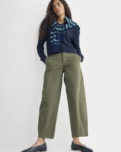 Twisted Seam Barrel Pant