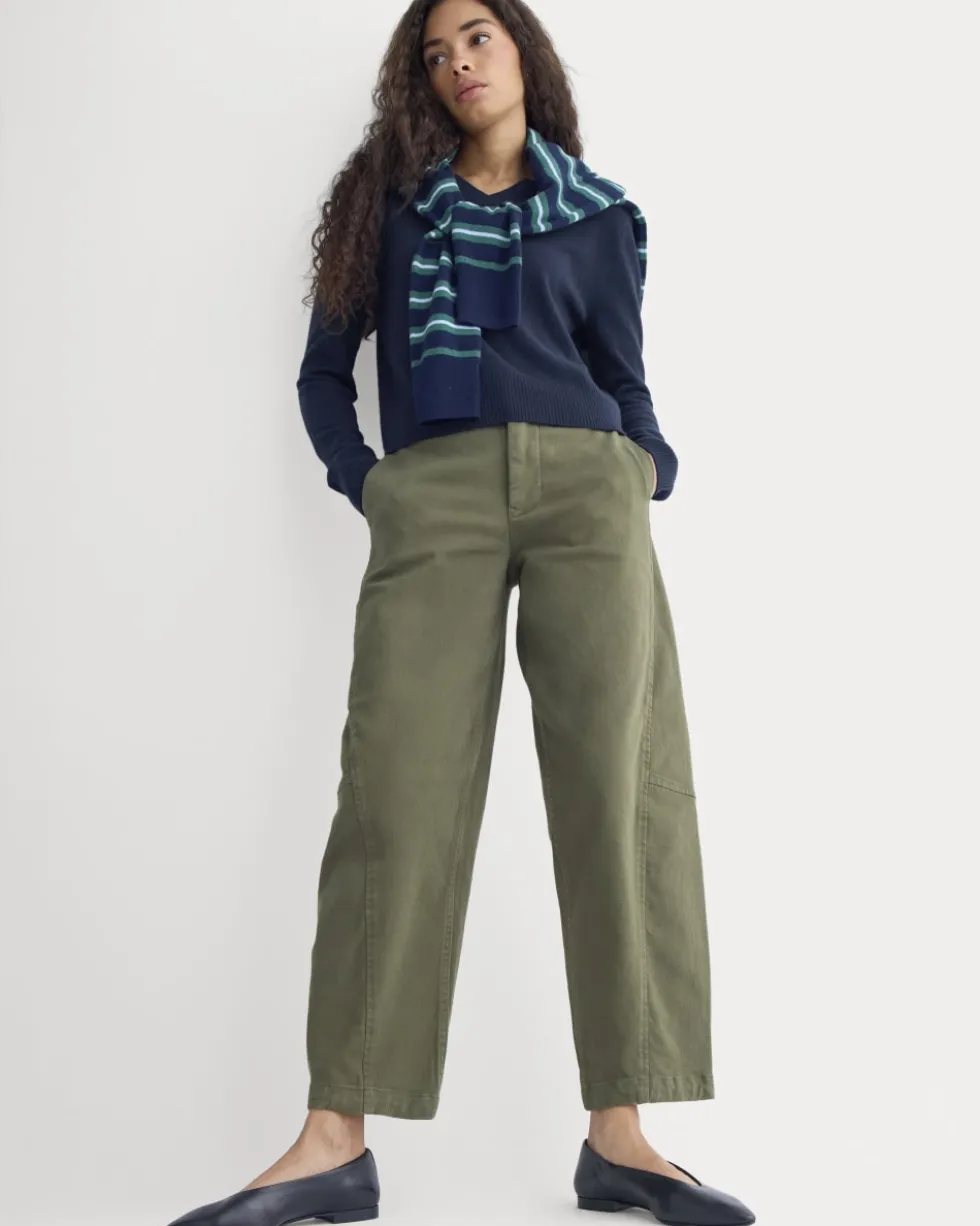 Twisted Seam Barrel Pant