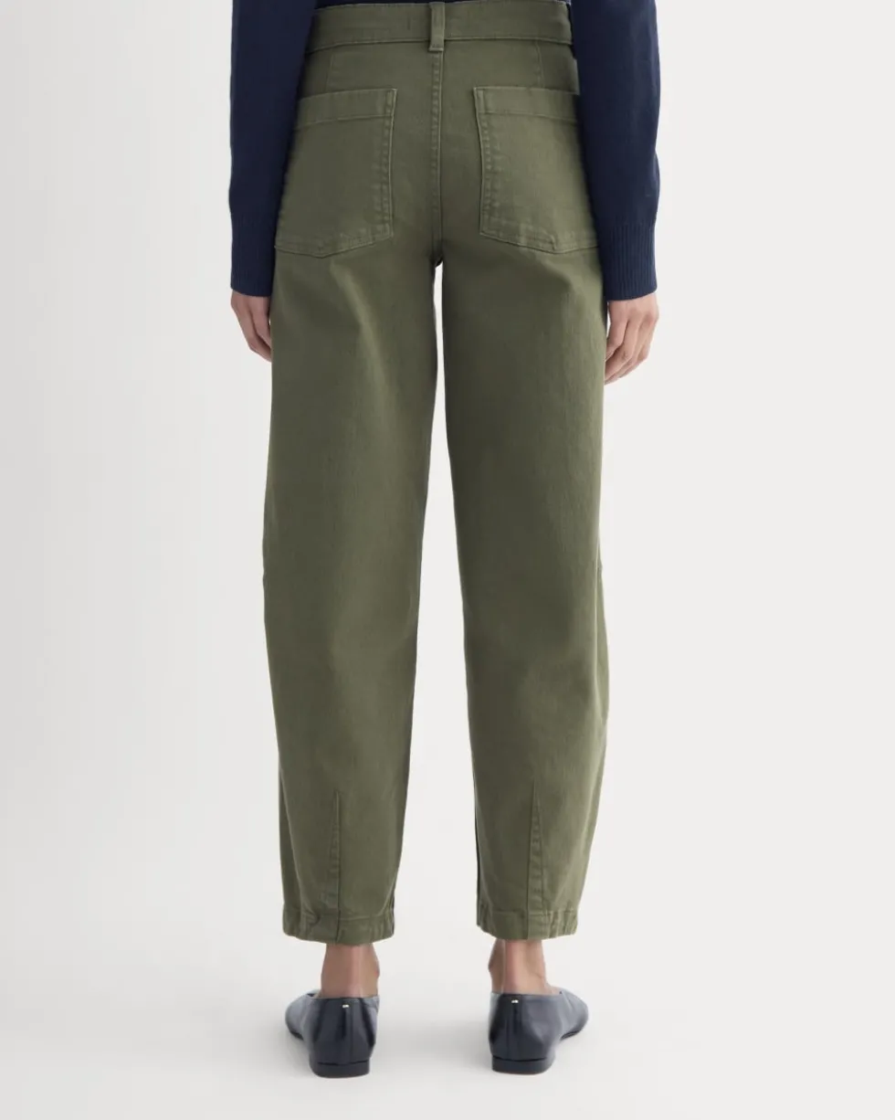 Twisted Seam Barrel Pant