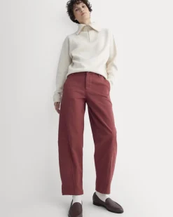 Twisted Seam Barrel Pant