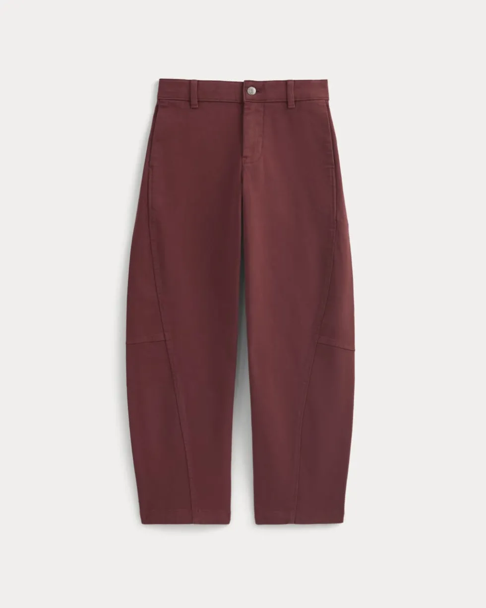 Twisted Seam Barrel Pant