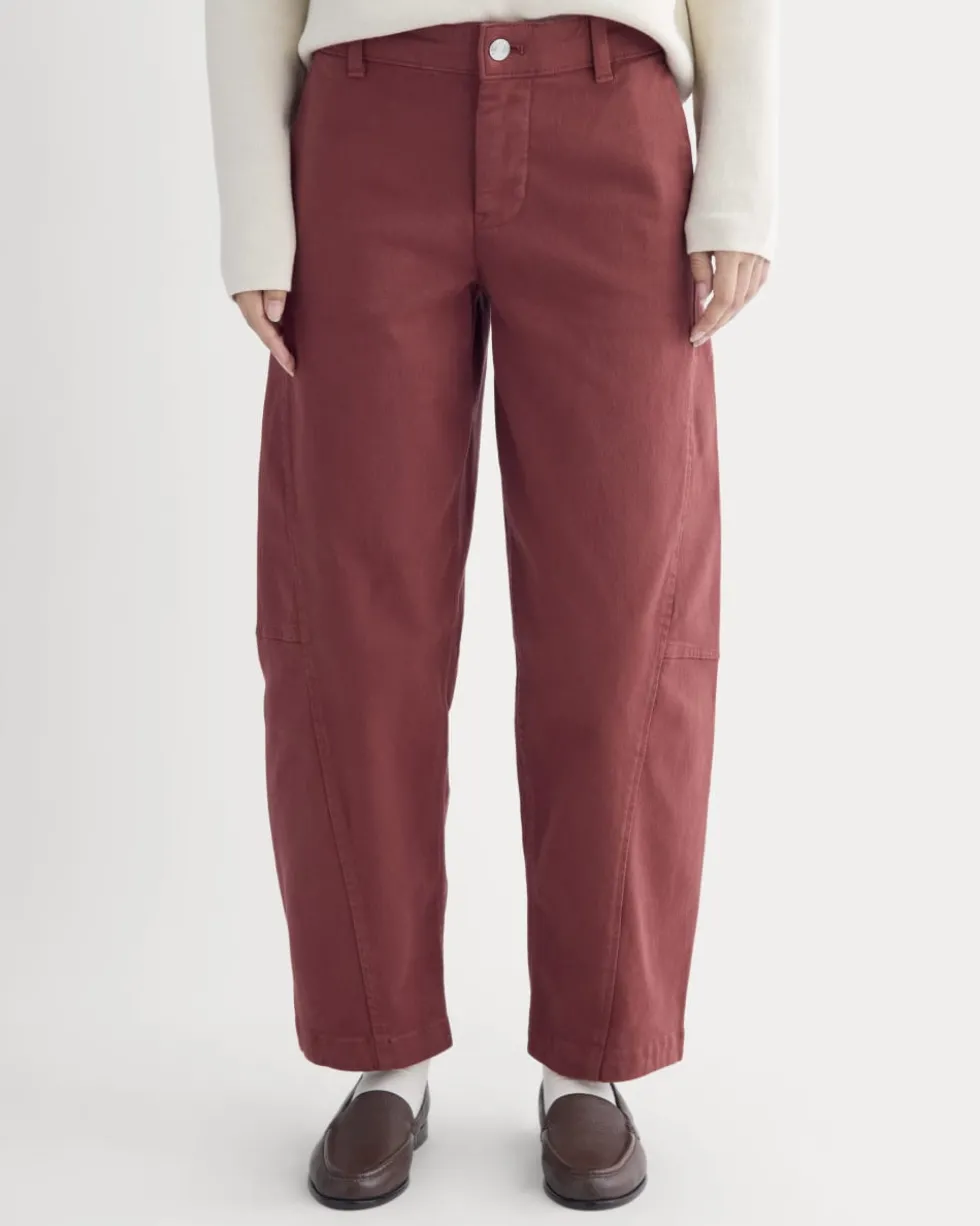 Twisted Seam Barrel Pant