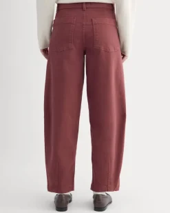 Twisted Seam Barrel Pant