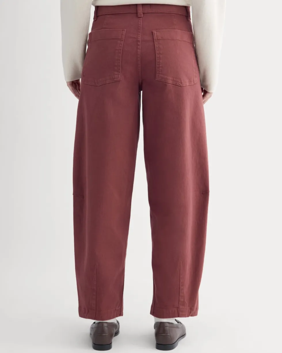 Twisted Seam Barrel Pant