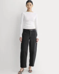 Twisted Seam Barrel Pant