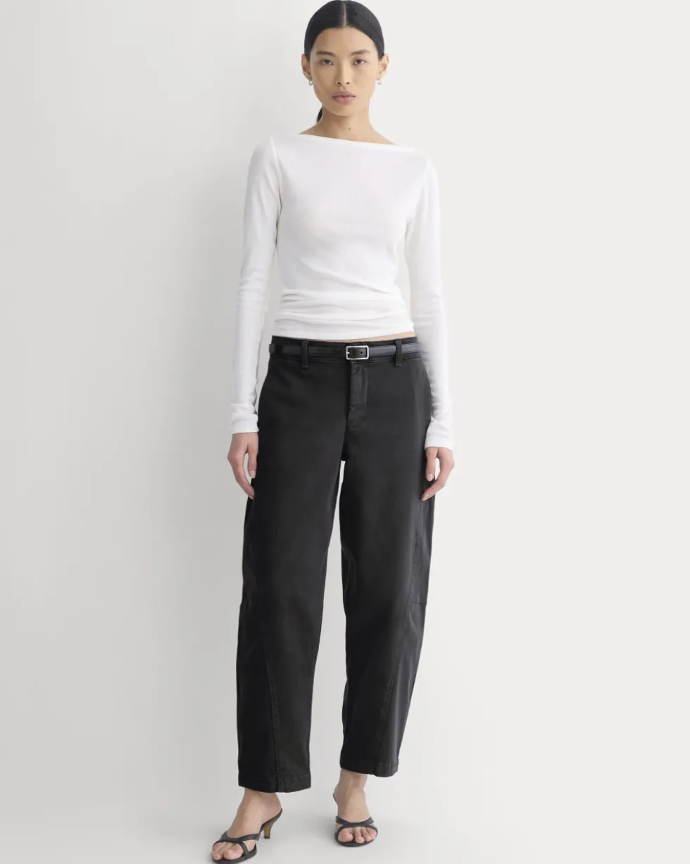 Twisted Seam Barrel Pant
