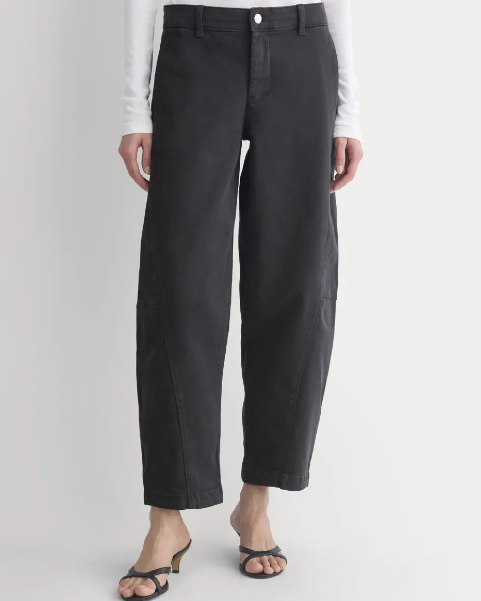 Twisted Seam Barrel Pant