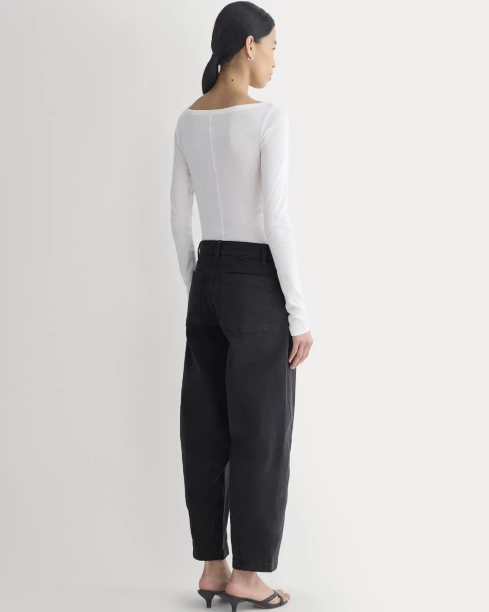 Twisted Seam Barrel Pant