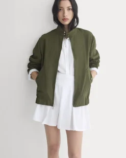 Utility Pleated Mini Skirt